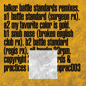 Talker | Battle Standards Remixes (12") [STANPRAC003]